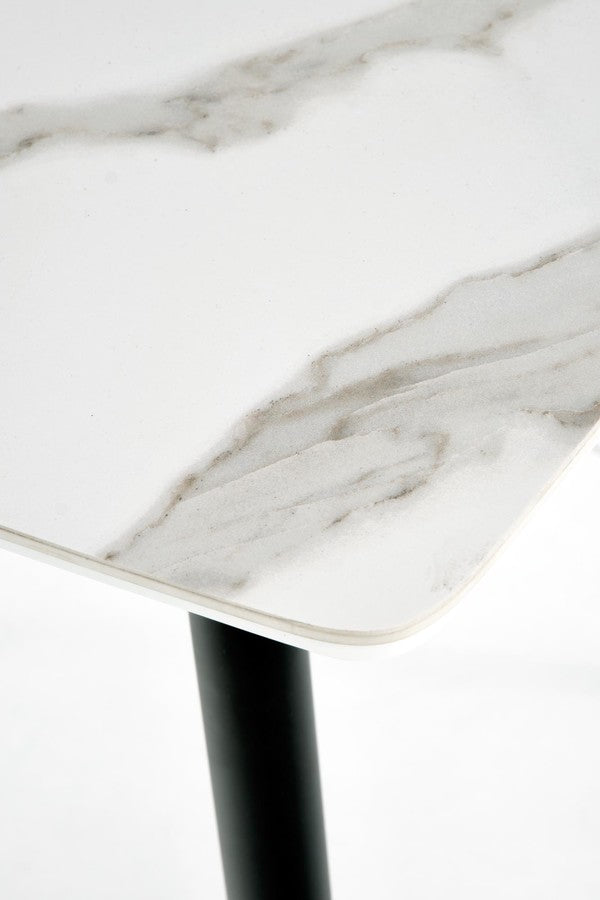 Kitchen Table Marco | size: Length: 70cm, Width: 120cm, Height: 65cm | color: White | image: 4 | variant: 1012001