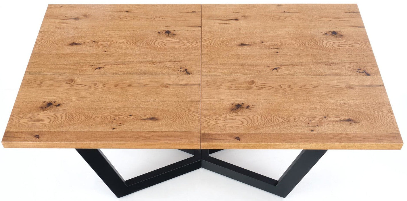 Kitchen Table Massive | size: Length: 90cm, Width: 250cm, Height: 77cm | color: Oak | image: 2 | variant: 1016887