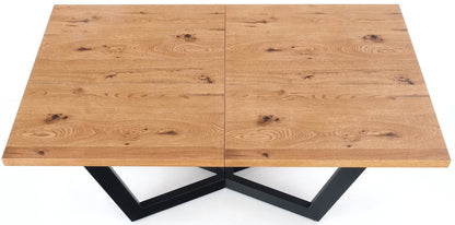 Kitchen Table Massive | size: Length: 90cm, Width: 250cm, Height: 77cm | color: Oak | image: 2 | variant: 1016887