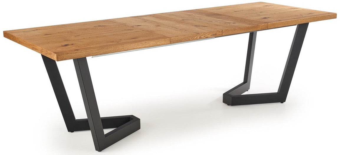 Kitchen Table Massive | size: Length: 90cm, Width: 250cm, Height: 77cm | color: Oak | image: 5 | variant: 1016887