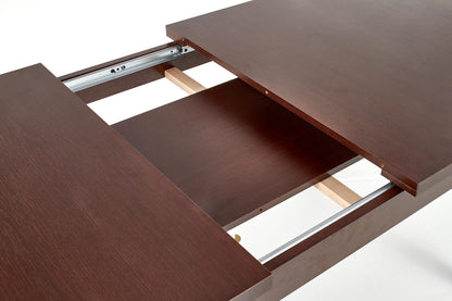 Kitchen Table Maurycy | size: Length: 75cm, Width: 158cm, Height: 76cm | color: Walnut | image: 6 | variant: 1006384