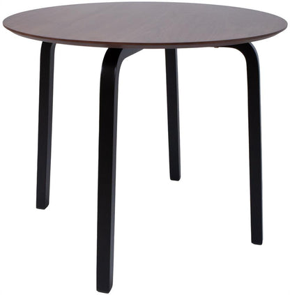Kitchen Table Mia | size: Length: 90cm, Width: 90cm, Height: 75cm, Diameter: 90cm | color: Brown | image: 2 | variant: 1016767
