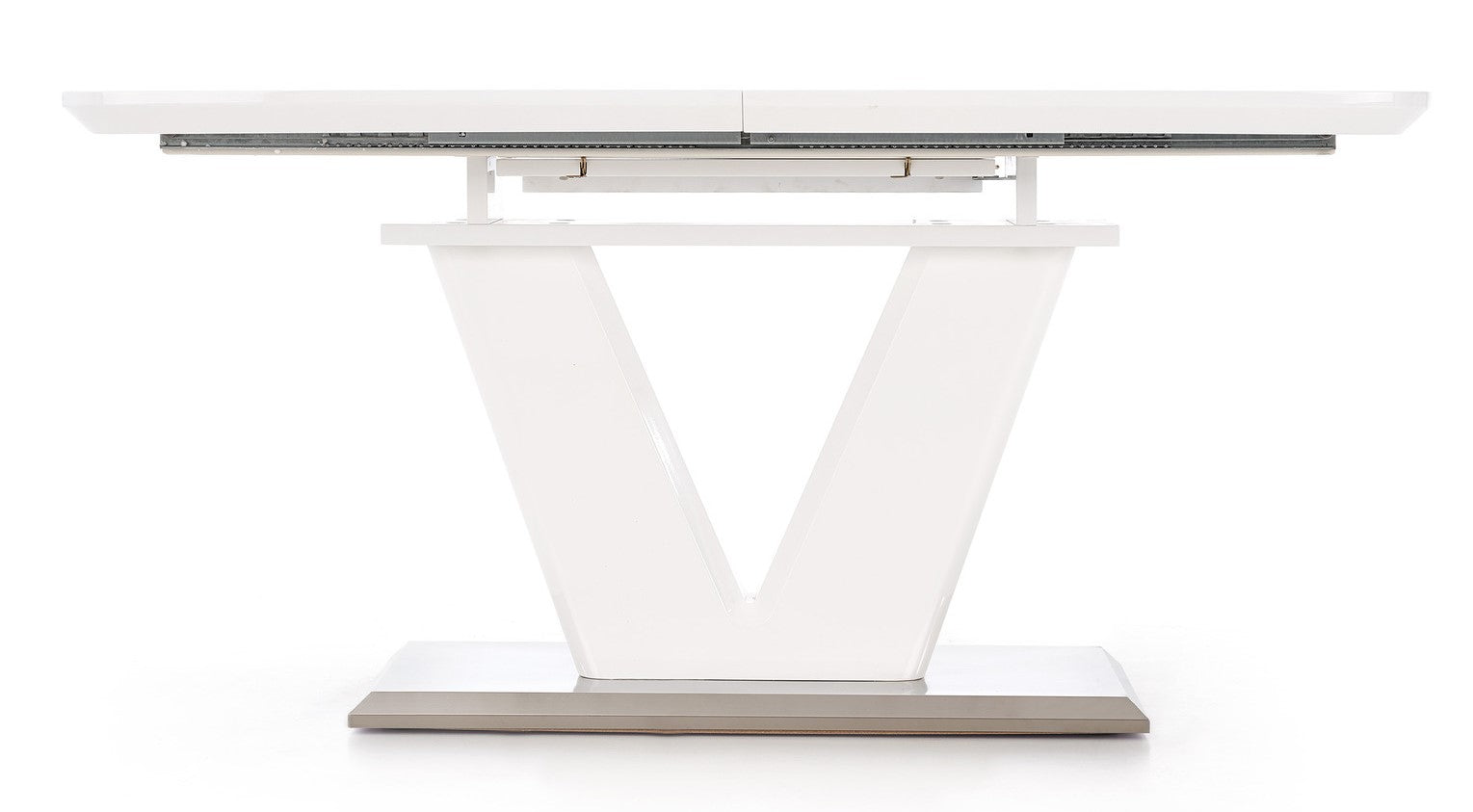 Kitchen Table Mistral | size: Length: 90cm, Width: 220cm, Height: 77cm | color: White | image: 6 | variant: 1011300