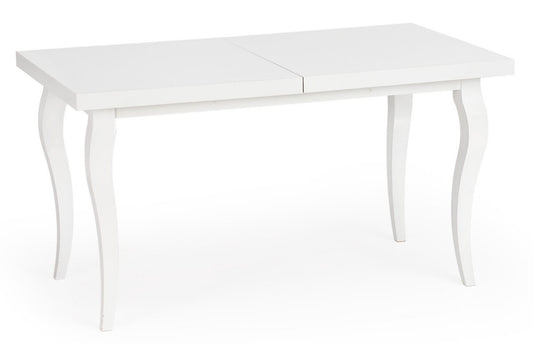 Kitchen Table Mozart 1 | size: Length: 90cm, Width: 240cm, Height: 75cm | color: White | image: 1 | variant: 1011280