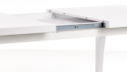 Kitchen Table Mozart 1 | size: Length: 90cm, Width: 240cm, Height: 75cm | color: White | image: 6 | variant: 1011280