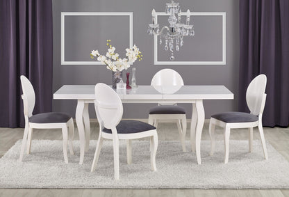 Kitchen Table Mozart | size: Length: 80cm, Width: 180cm, Height: 75cm | color: White | image: 2 | variant: 1011267