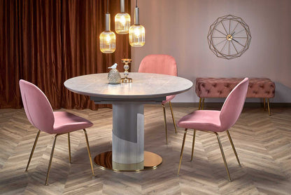 Kitchen Table Muscat | size: Length: 120cm, Width: 160cm, Height: 76cm | color: Gray | image: 3 | variant: 1016882