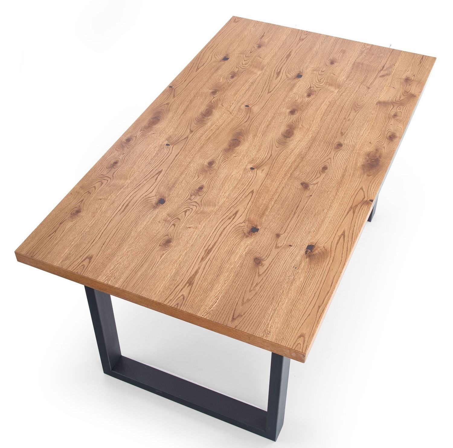 Kitchen Table Perez | size: Length: 90cm, Width: 250cm, Height: 76cm | color: Black/Oak | image: 7 | variant: 1011303