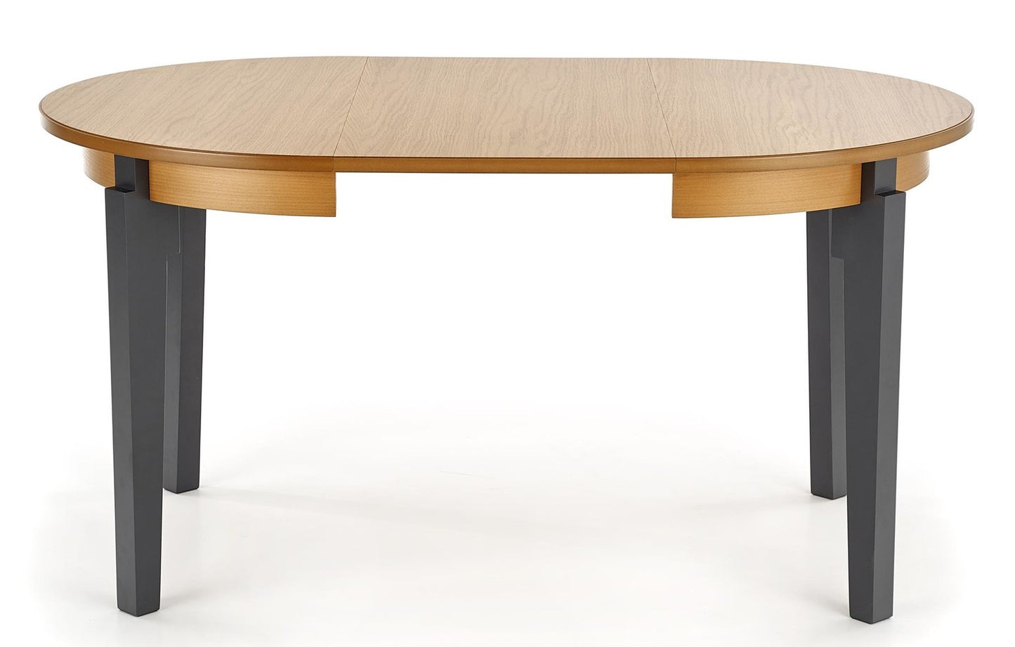 Kitchen Table Rennes | size: Length: 100cm, Width: 200cm, Height: 77cm, Diameter: 100cm | color: Oak/Grey | image: 3 | variant: 1003174