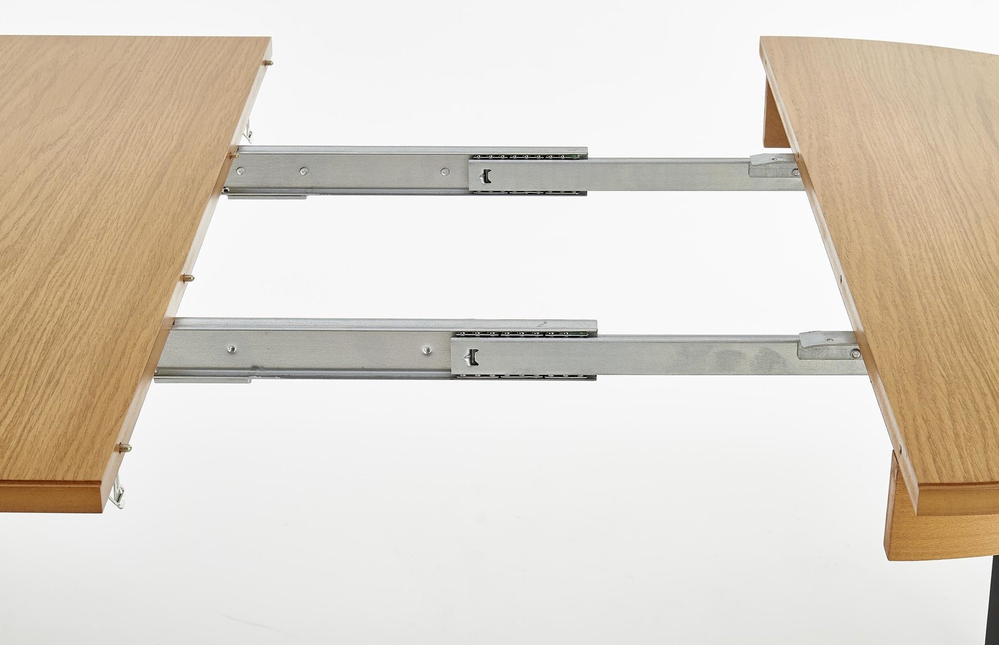Kitchen Table Rennes | size: Length: 100cm, Width: 200cm, Height: 77cm, Diameter: 100cm | color: Oak/Grey | image: 7 | variant: 1003174