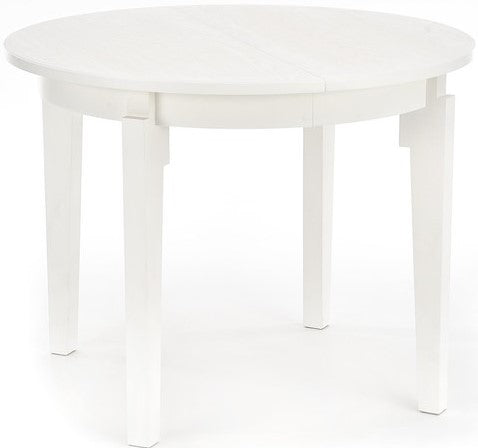 Kitchen Table Rennes | size: Length: 100cm, Width: 200cm, Height: 77cm, Diameter: 100cm | color: White | image: 1 | variant: 1003172
