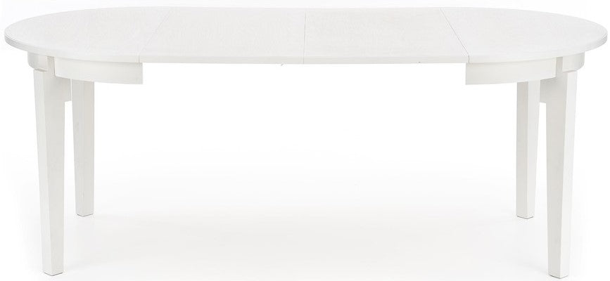 Kitchen Table Rennes | size: Length: 100cm, Width: 200cm, Height: 77cm, Diameter: 100cm | color: White | image: 3 | variant: 1003172