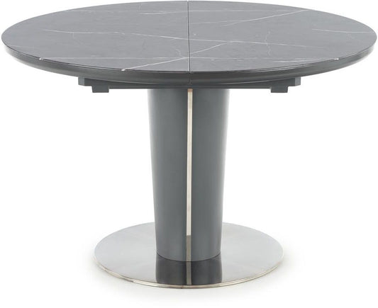 Kitchen Table Ricardo | size: Length: 120cm, Width: 160cm, Height: 76cm, Diameter: 120cm | color: Black | image: 1 | variant: 1012811