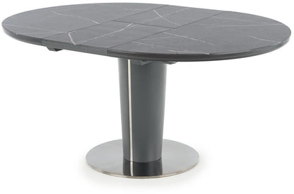 Kitchen Table Ricardo | size: Length: 120cm, Width: 160cm, Height: 76cm, Diameter: 120cm | color: Black | image: 2 | variant: 1012811
