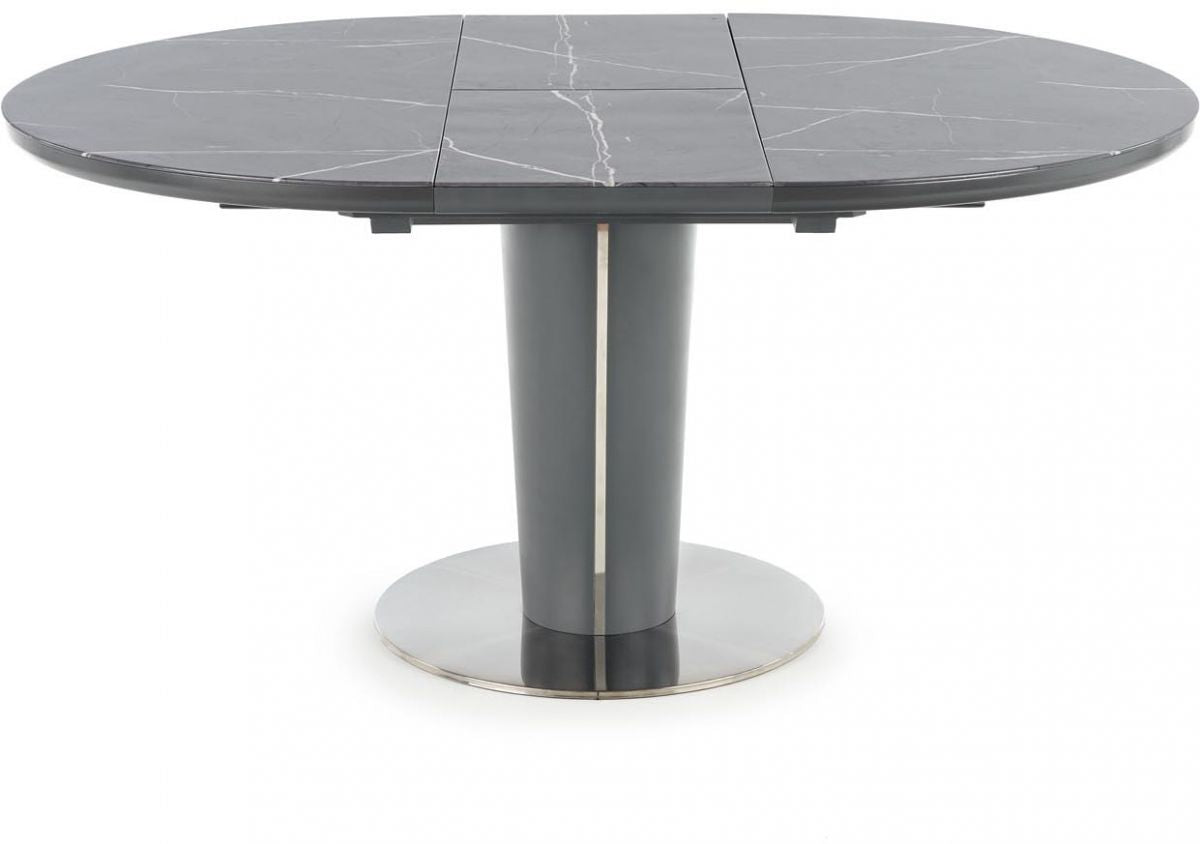 Kitchen Table Ricardo | size: Length: 120cm, Width: 160cm, Height: 76cm, Diameter: 120cm | color: Black | image: 3 | variant: 1012811