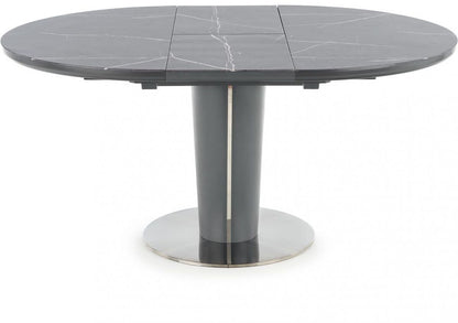 Kitchen Table Ricardo | size: Length: 120cm, Width: 160cm, Height: 76cm, Diameter: 120cm | color: Black | image: 3 | variant: 1012811