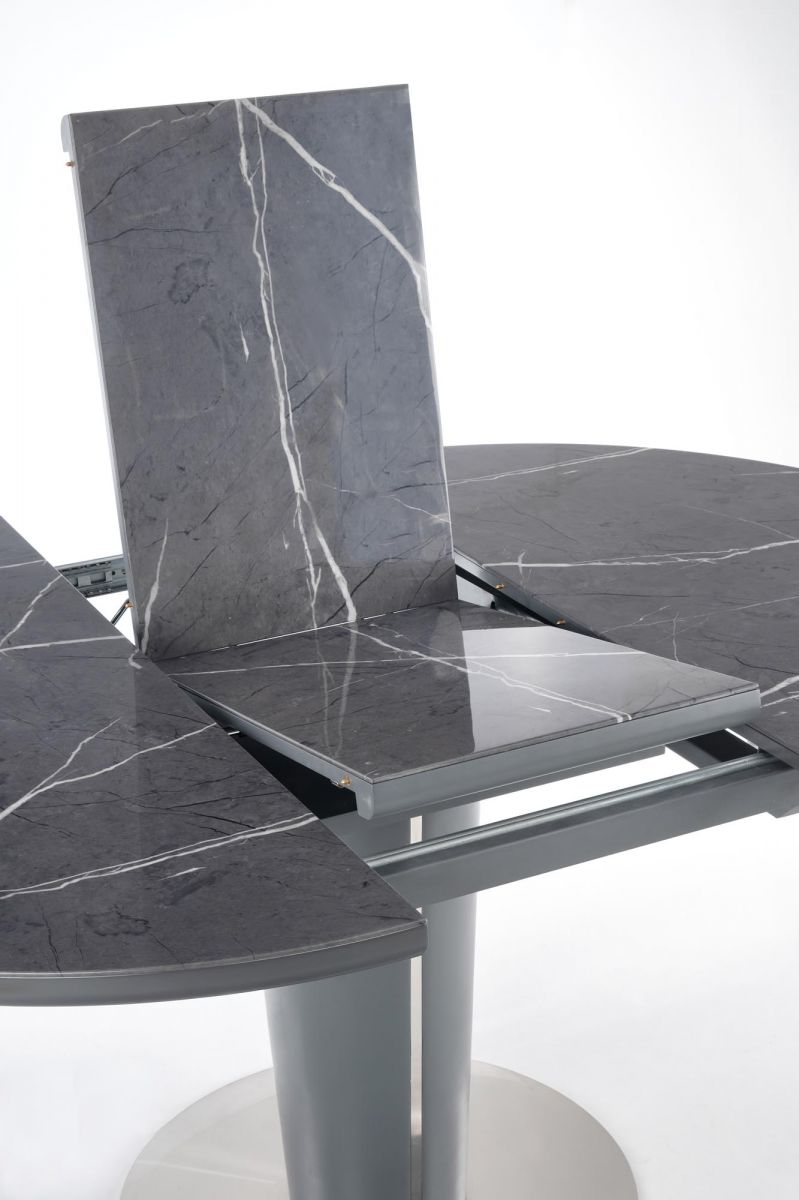Kitchen Table Ricardo | size: Length: 120cm, Width: 160cm, Height: 76cm, Diameter: 120cm | color: Black | image: 4 | variant: 1012811