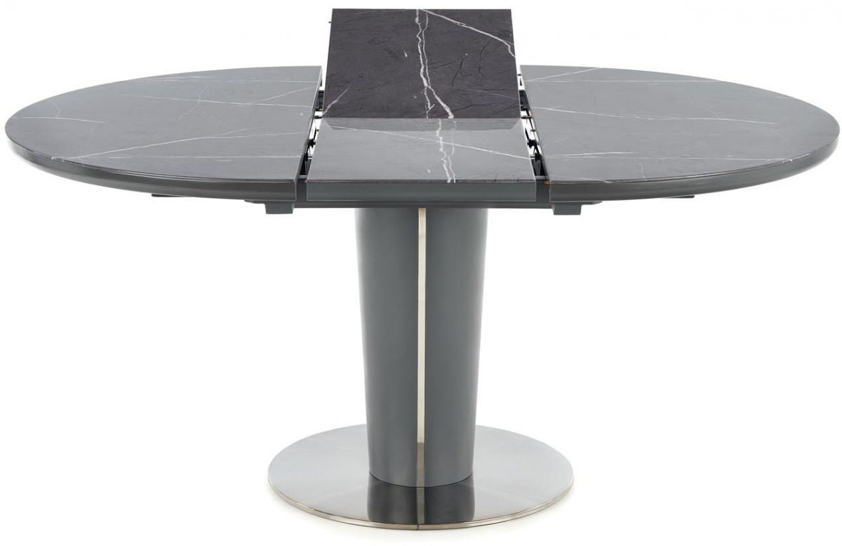 Kitchen Table Ricardo | size: Length: 120cm, Width: 160cm, Height: 76cm, Diameter: 120cm | color: Black | image: 5 | variant: 1012811