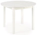 Kitchen Table Ringo | size: Length: 102cm, Width: 142cm, Height: 76cm, Diameter: 102cm | color: White | image: 1 | variant: 1006389