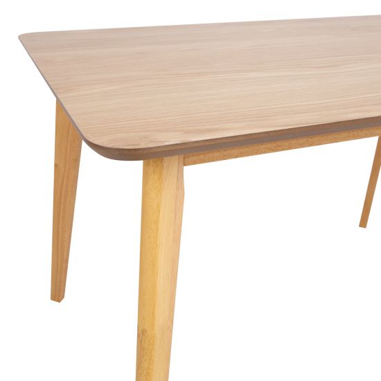 Kitchen Table Roxby 1 | size: Length: 80cm, Width: 120cm, Height: 76cm | color: Oak | image: 4 | variant: 1006499