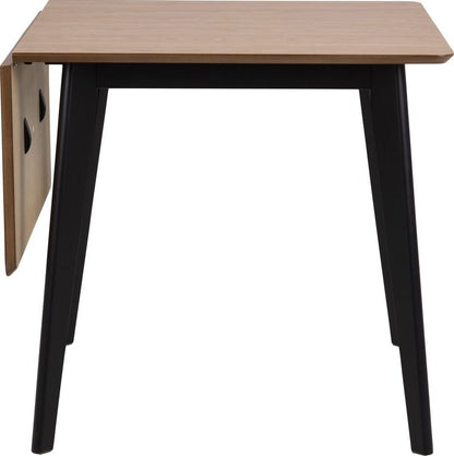 Kitchen Table Roxby 2 | size: Length: 80cm, Width: 120cm, Height: 76cm | color: Oak | image: 3 | variant: 1006503