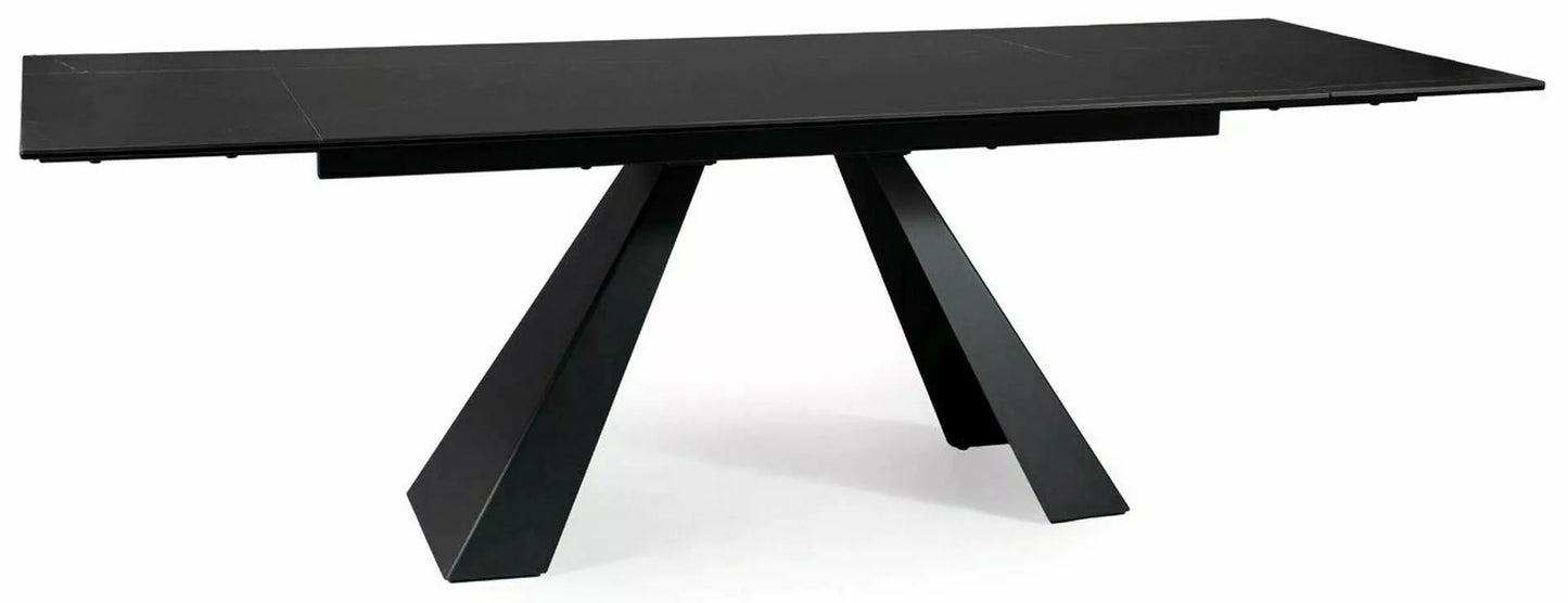 Kitchen Table Salvadore 1 | size: Length: 90cm, Width: 240cm, Height: 77cm | color: Black | image: 0 | variant: 1006647