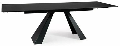 Kitchen Table Salvadore 1 | size: Length: 90cm, Width: 240cm, Height: 77cm | color: Black | image: 0 | variant: 1006647