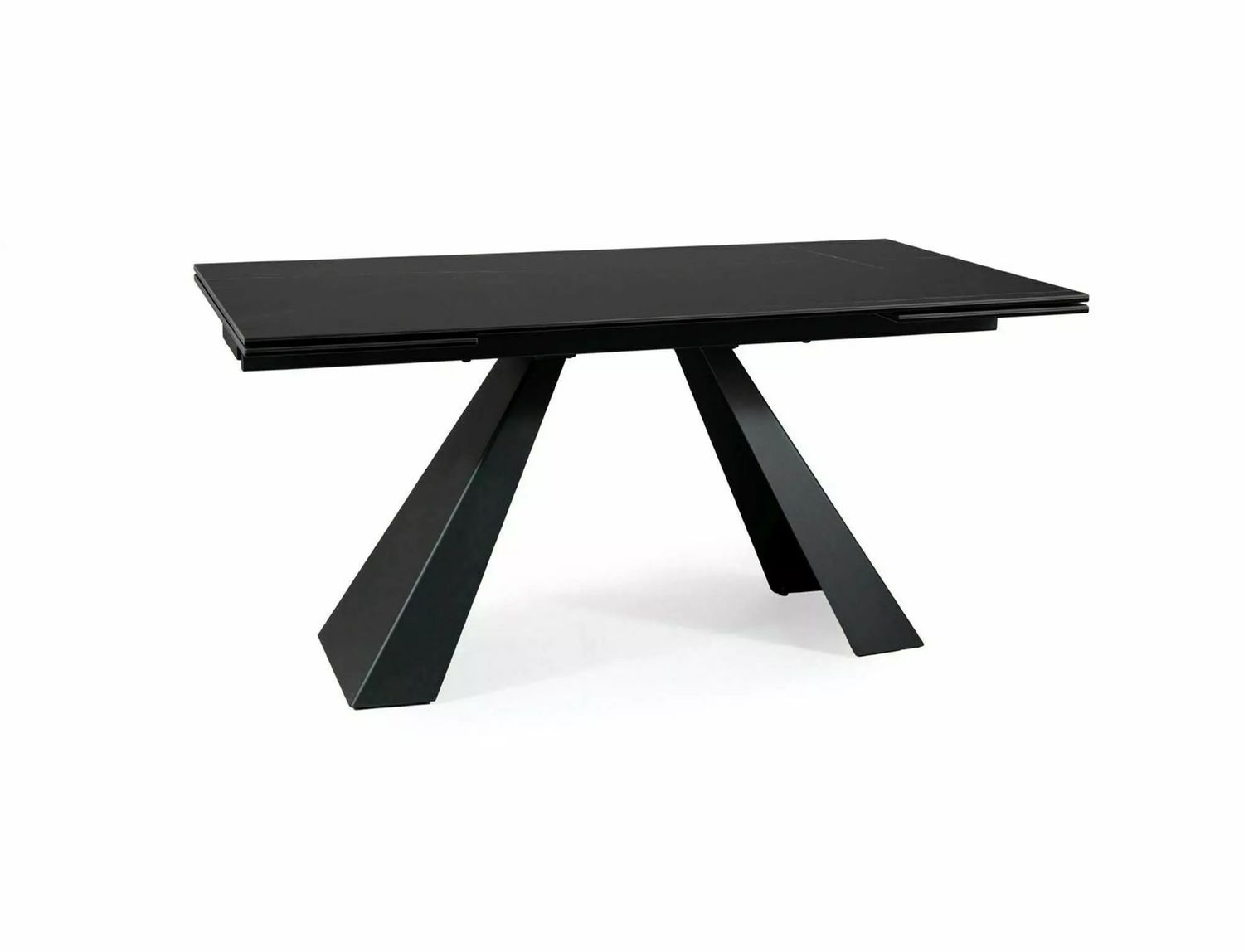 Kitchen Table Salvadore 1 | size: Length: 90cm, Width: 240cm, Height: 77cm | color: Black | image: 1 | variant: 1006647
