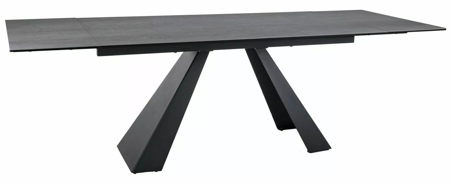 Kitchen Table Salvadore 1 | size: Length: 90cm, Width: 240cm, Height: 77cm | color: Gray | image: 0 | variant: 1006648