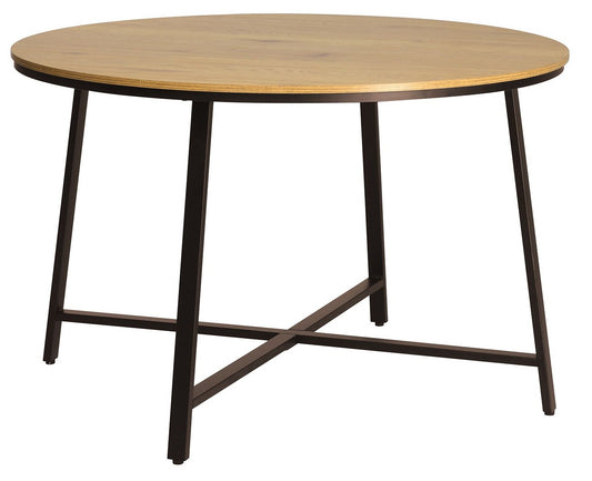 Kitchen Table Sancia | size: Length: 120cm, Width: 120cm, Height: 76cm, Diameter: 120cm | color: Oak | image: 0 | variant: 1017874