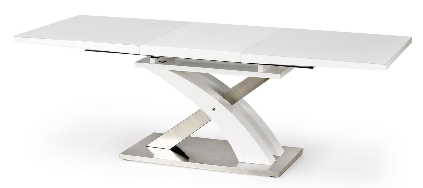 Kitchen Table Sandor | size: Length: 90cm, Width: 220cm, Height: 77cm | color: White | image: 4 | variant: 1006469