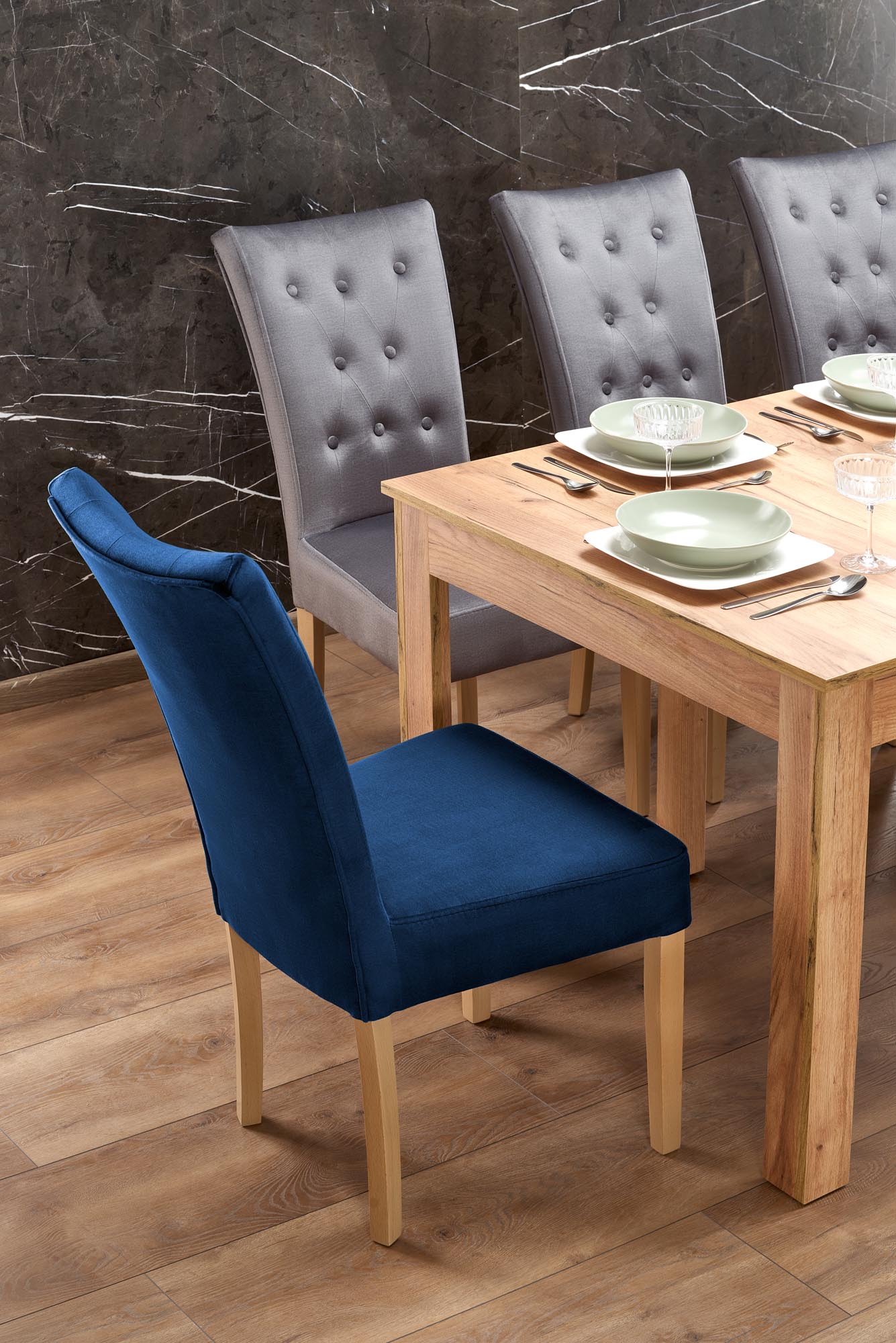 Kitchen Table Seweryn | size: Length: 90cm, Width: 300cm, Height: 76cm | color: Oak | image: 2 | variant: 1006402