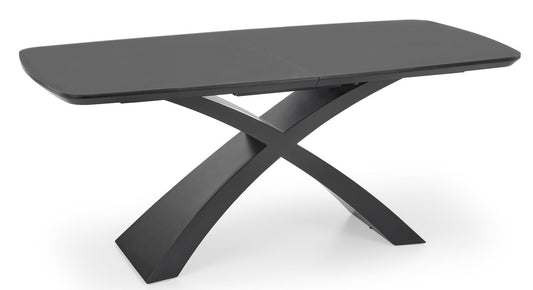 Kitchen Table Silvestro | size: Length: 89cm, Width: 220cm, Height: 75cm | color: Black/Grey | image: 1 | variant: 1012582