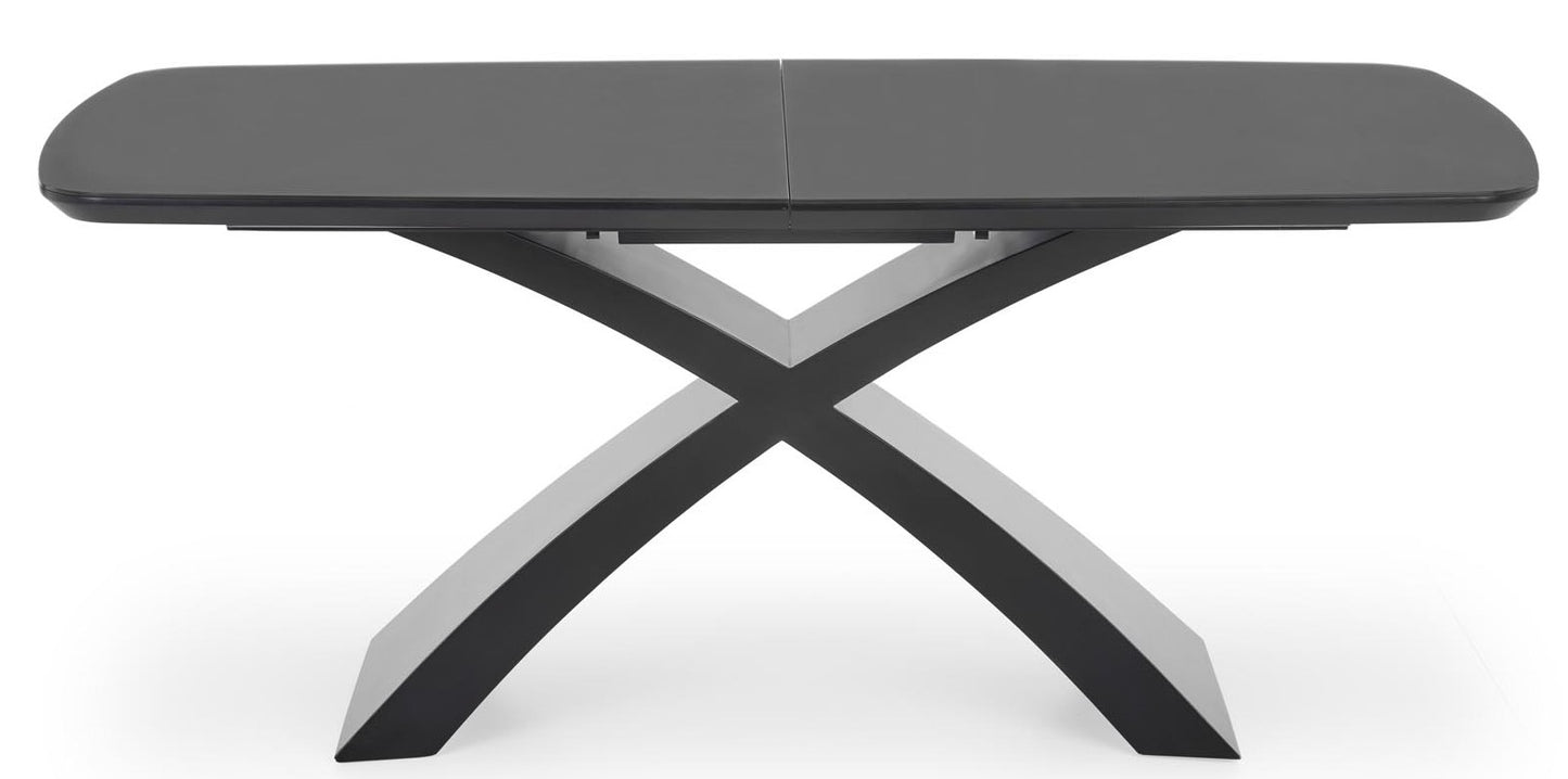 Kitchen Table Silvestro | size: Length: 89cm, Width: 220cm, Height: 75cm | color: Black/Grey | image: 2 | variant: 1012582