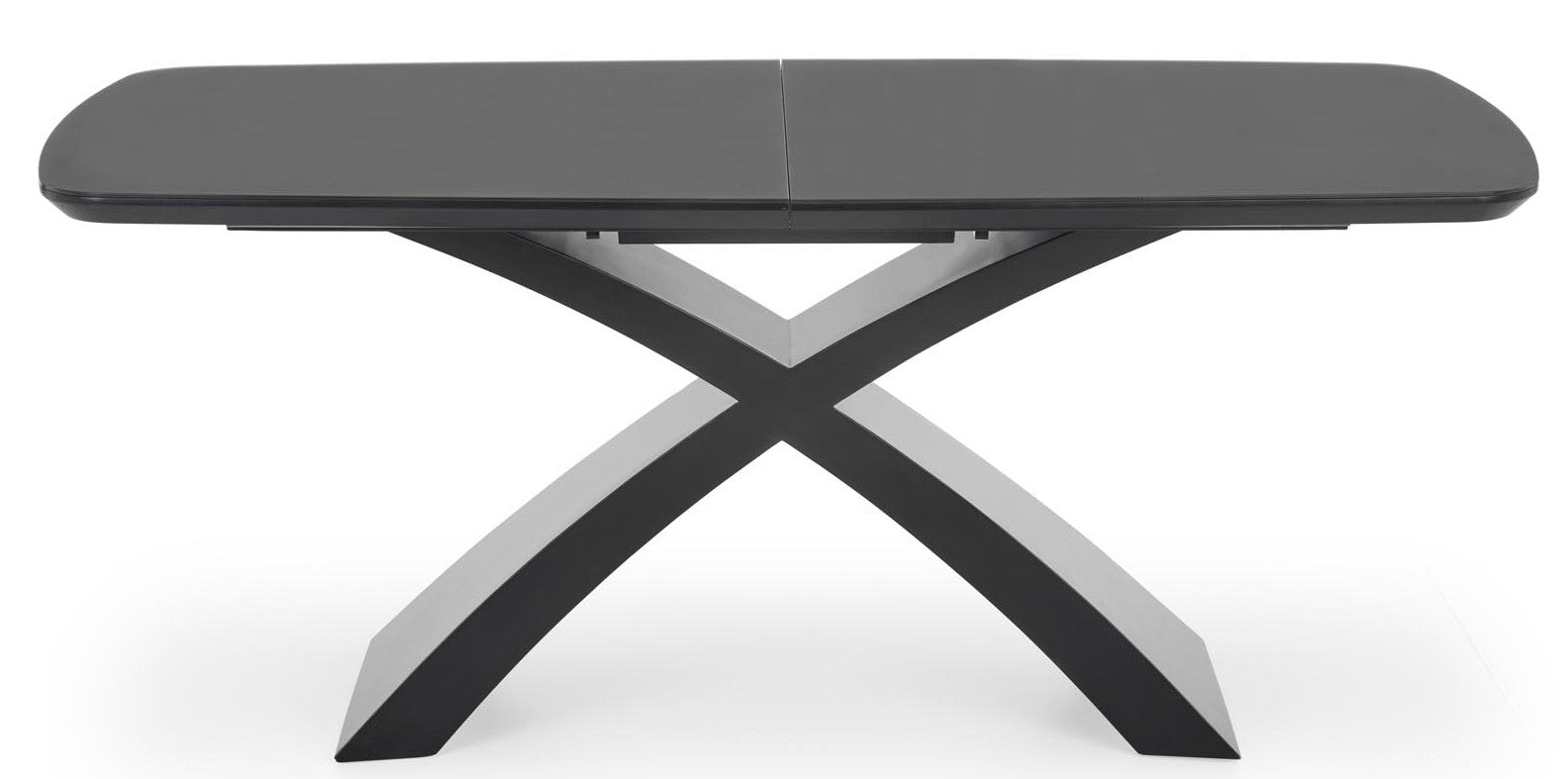 Kitchen Table Silvestro | size: Length: 89cm, Width: 220cm, Height: 75cm | color: Black/Grey | image: 2 | variant: 1012582