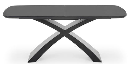 Kitchen Table Silvestro | size: Length: 89cm, Width: 220cm, Height: 75cm | color: Black/Grey | image: 2 | variant: 1012582