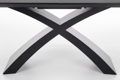 Kitchen Table Silvestro | size: Length: 89cm, Width: 220cm, Height: 75cm | color: Black/Grey | image: 8 | variant: 1012582