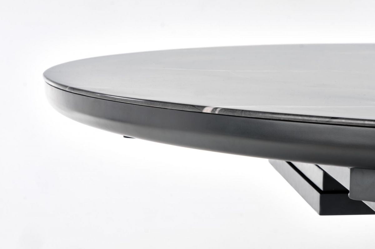 Kitchen Table Soweto | size: Length: 120cm, Width: 160cm, Height: 76cm, Diameter: 120cm | color: Black | image: 6 | variant: 1007301
