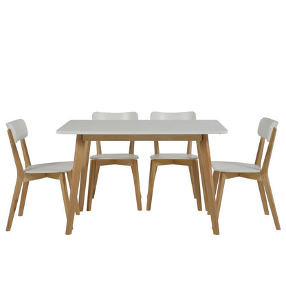 Kitchen Table Thornbury | size: Length: 80cm, Width: 120cm, Height: 75.5cm | color: White | image: 1 | variant: 1006507