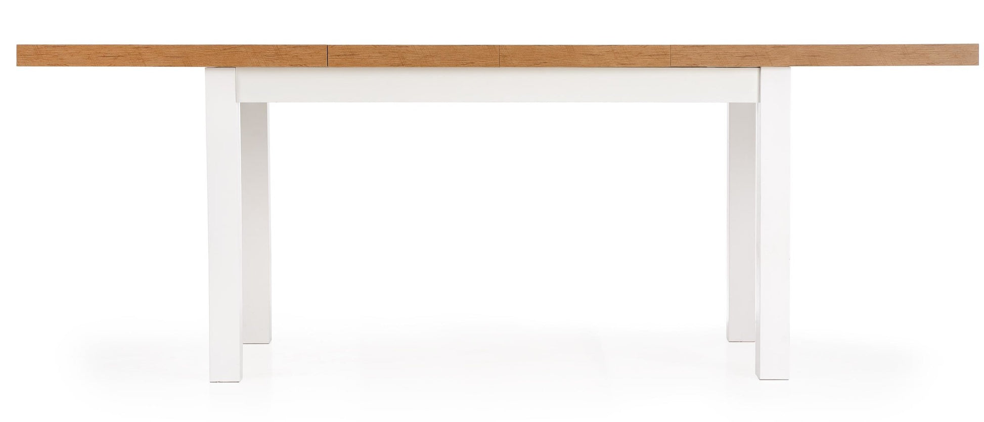 Kitchen Table Tiago | size: Length: 80cm, Width: 220cm, Height: 76cm | color: White/Oak | image: 5 | variant: 1006412