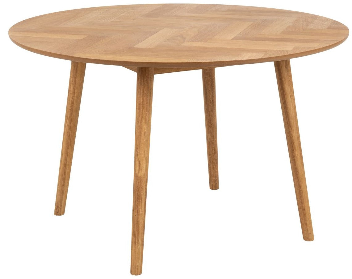 Kitchen Table Turin | size: Length: 120cm, Width: 120cm, Height: 75cm, Diameter: 120cm | color: Oak | image: 1 | variant: 1001538