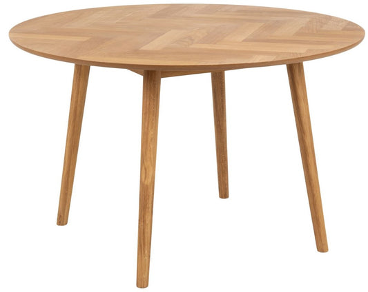Kitchen Table Turin | size: Length: 120cm, Width: 120cm, Height: 75cm, Diameter: 120cm | color: Oak | image: 1 | variant: 1001538