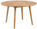 Kitchen Table Turin | size: Length: 120cm, Width: 120cm, Height: 75cm, Diameter: 120cm | color: Oak | image: 1 | variant: 1001538