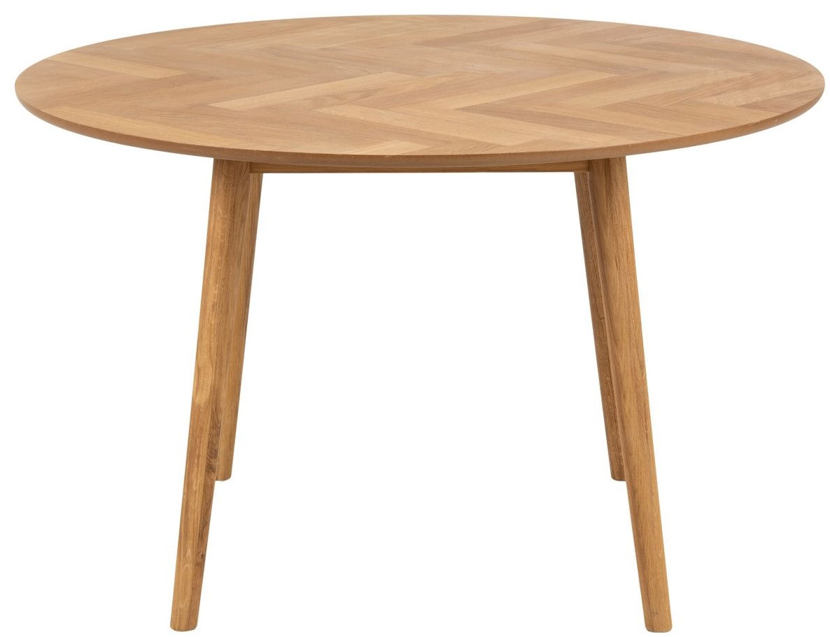 Kitchen Table Turin | size: Length: 120cm, Width: 120cm, Height: 75cm, Diameter: 120cm | color: Oak | image: 2 | variant: 1001538