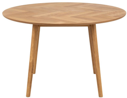 Kitchen Table Turin | size: Length: 120cm, Width: 120cm, Height: 75cm, Diameter: 120cm | color: Oak | image: 2 | variant: 1001538