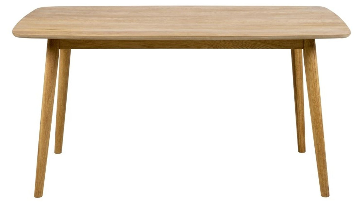 Kitchen Table Turin | size: Length: 80cm, Width: 150cm, Height: 75.5cm | color: Brown | image: 0 | variant: 1001541