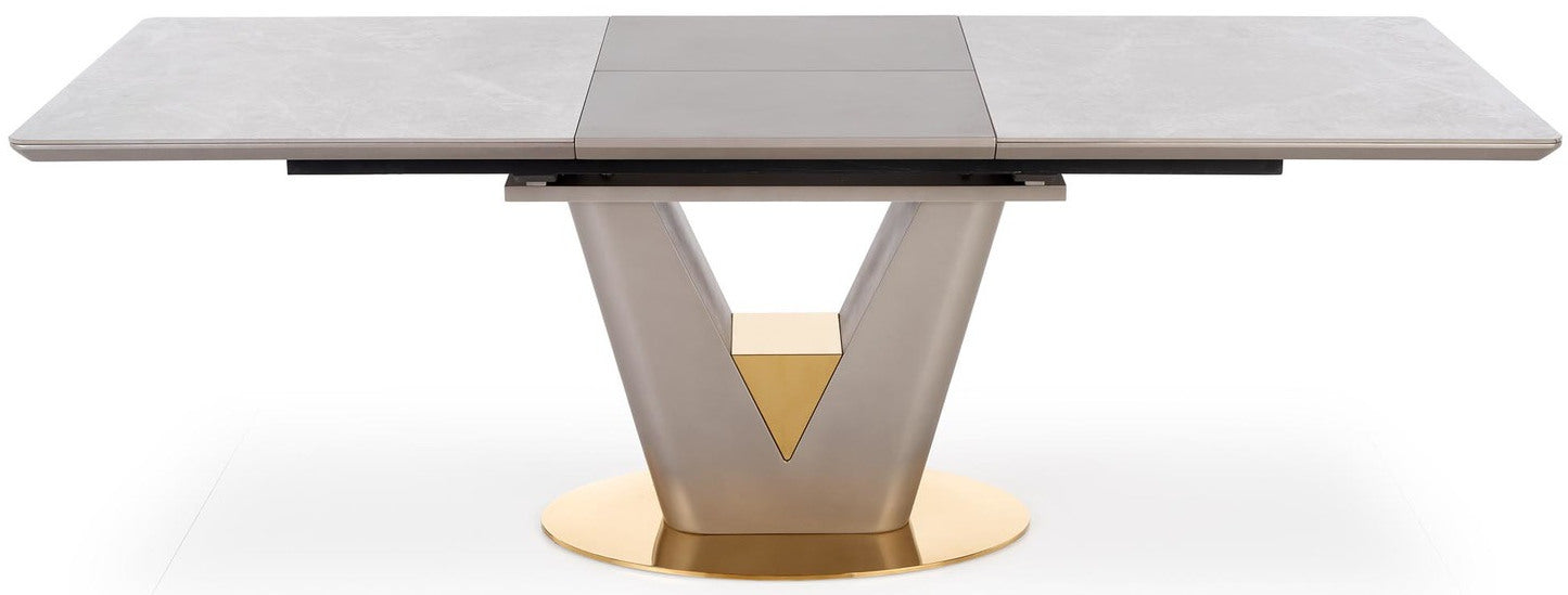 Kitchen Table Valentino | size: Length: 90cm, Width: 220cm, Height: 76cm | color: Gray | image: 2 | variant: 1016883