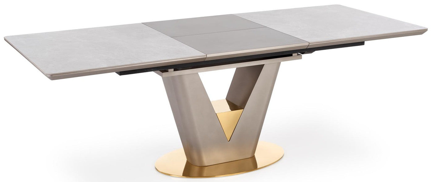 Kitchen Table Valentino | size: Length: 90cm, Width: 220cm, Height: 76cm | color: Gray | image: 3 | variant: 1016883