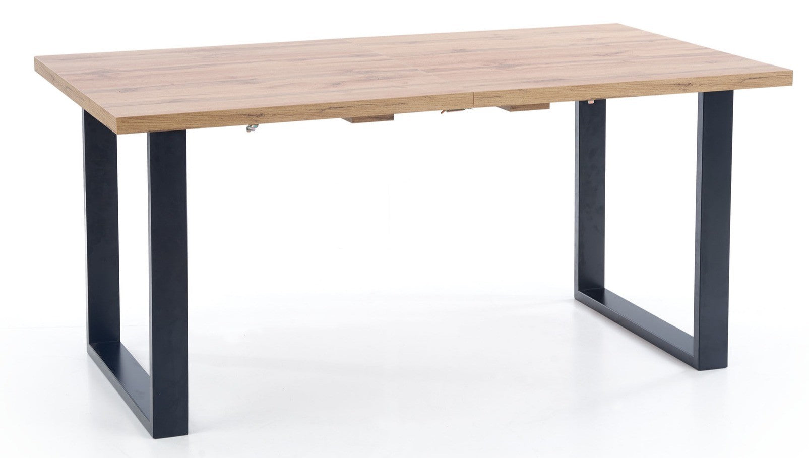 Kitchen Table Venom | size: Length: 85cm, Width: 185cm, Height: 74cm | color: Black/Oak | image: 1 | variant: 1011251