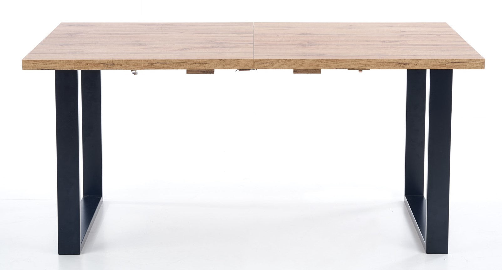 Kitchen Table Venom | size: Length: 85cm, Width: 185cm, Height: 74cm | color: Black/Oak | image: 7 | variant: 1011251